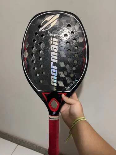 Vendo raquete de Beach Tennis Mormaii Triax 24k