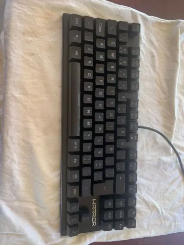 Teclado Mecânico Real Outemu Blue Switch Warrior Tc237 Abnt2