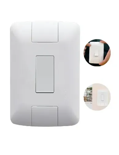 Interruptor Simples 4x2 6a 250v Aria - Tramontina Cor Branco
