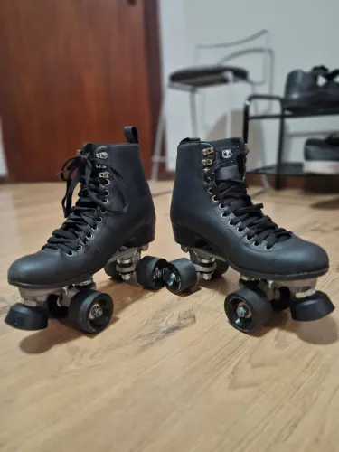 Patins Quad Owl Sports Mignight Aluminun N36- Usado ótima Conservação! O par