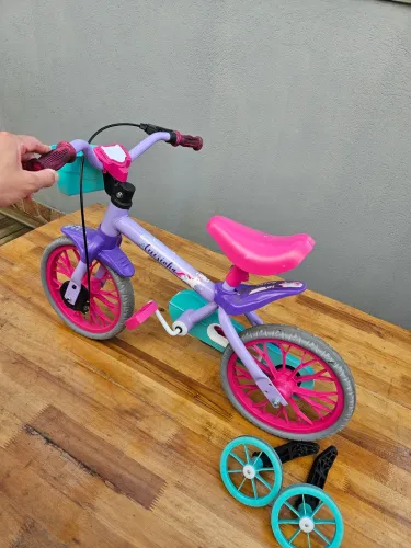 Bicicleta infantil menina aro 12