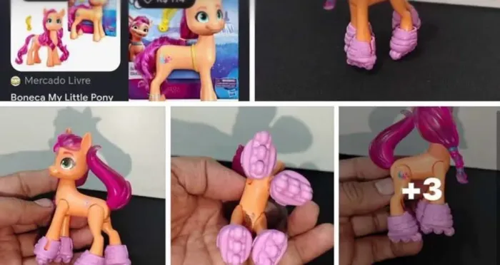 Boneca Miniatura de ponny My little poney