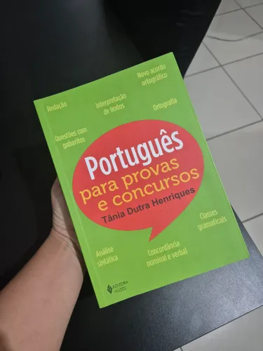 Livro Português Para Provas E Concursos - Tânia Henriques - NOVO