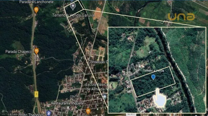 Terreno à venda, 43.500 m² por R$ 1.800.000 - Garuva Acima - Garuva/SC