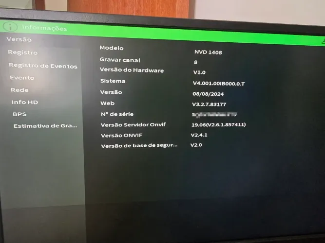 Nvr Intelbras 8 Canais 4k HD 3TB PURPLE