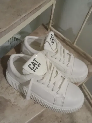 Tênis feminino Mr Cat - sensacional - branco 37