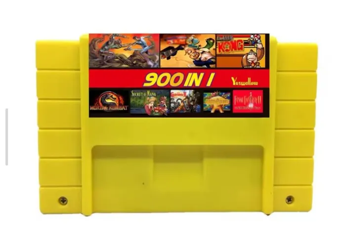 900 jogos em um cartucho novo super Nintendo