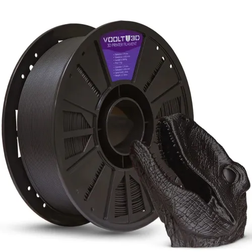 Filamento PLA Preto Velvet High Speed Premium - 1Kg
