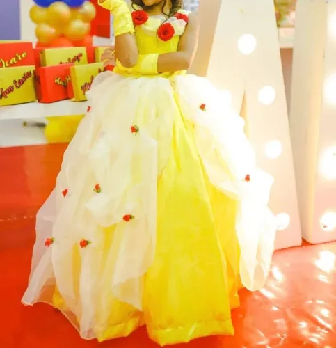 Vestido bela e a fera 