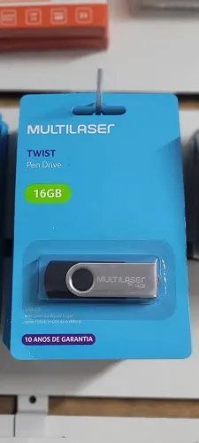 PEN-DRIVE MULTLASER 16GB ORGINAL COM WINDOWS 10 OU 11 PRO ATIVADO .