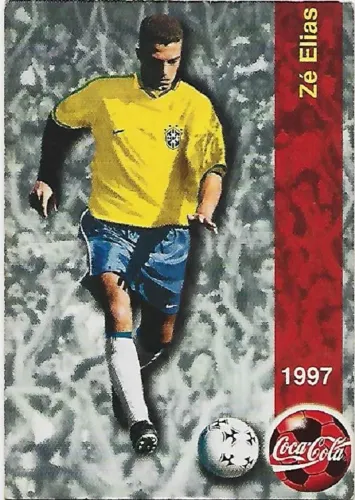 Card Coca-Cola Seleção Brasileira Copa América 1997 - Zé Elias