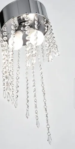 Lustre artesanal 2 boquilhas ja inclusa