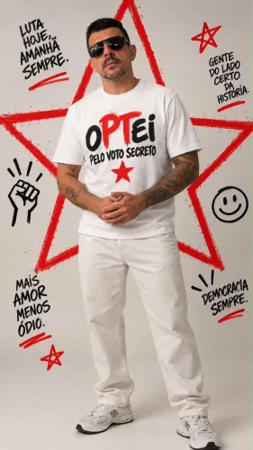CAMISETA OPTEI LULA