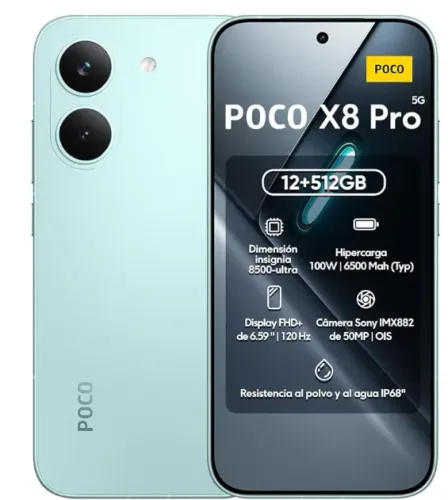 Xiaomi Poco X8 Pro 512GB / 12GB Ram (Verde)