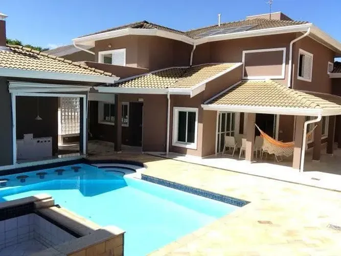 Casa com 4 dormitórios para alugar, 580 m² por R$ 17.250,00/mês - Alphaville - Campinas/SP