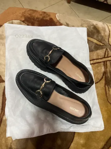 Sapato mocassim arezzo tratorado