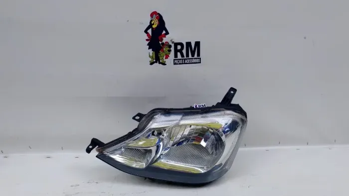 Farol Principal Etios 2013/2019 Com Carcaça Preta Cromado Esquerdo/motorista