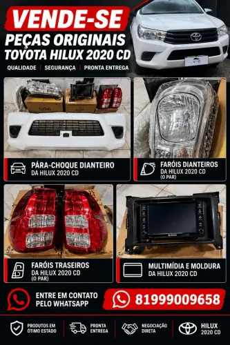 PEÇAS HILUX 2020 CD