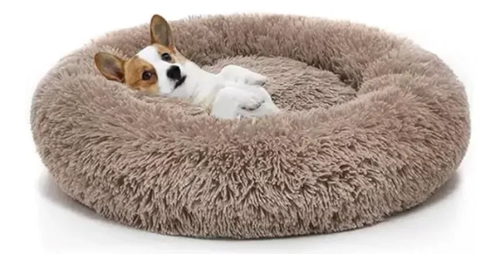 Caminha Nuvem Cama Pet Redonda Pelucia Para Cães Gatos