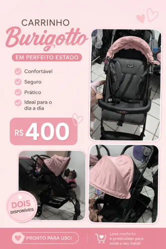 Carrinho de bebê burigotto