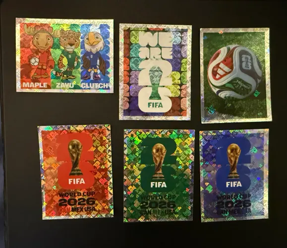 Copa 2026 Figurinhas FWCs e escudos