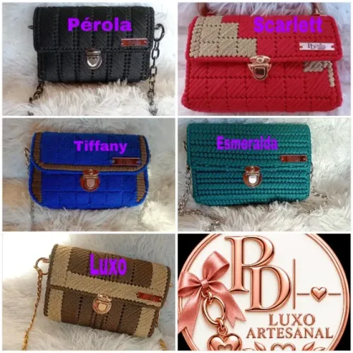 Bolsas artesanais de luxo