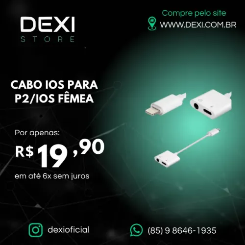 CABO IOS P2 X IOS FEMEA