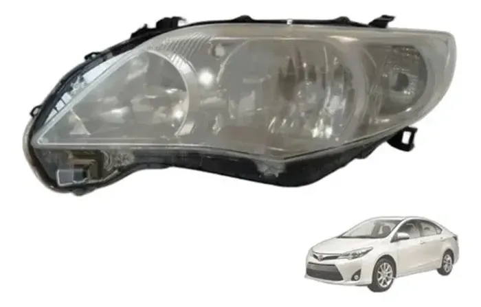 Farol Esquerdo Toyota Corolla 2011-14 Original Detalhe