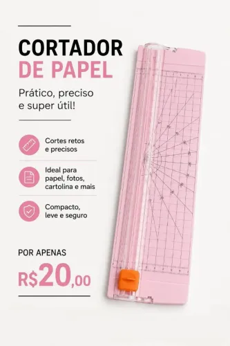 Cortador de papel portatil