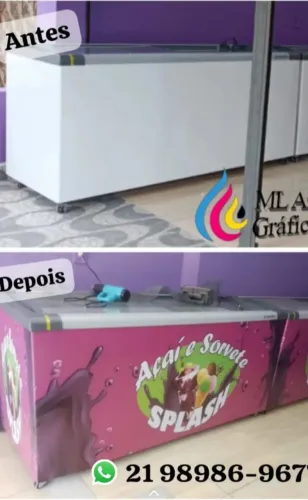 ADESIVAMOS SUA GELADEIRA, FREEZER, ARMARIO