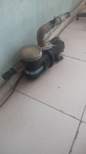 Bomba aspiração de piscina portatil