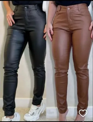 CALÇA RESINADA MARROM