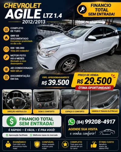 Chevrolet Agile LTZ 1.4 MPFI 8V Flexpower 5P 2013