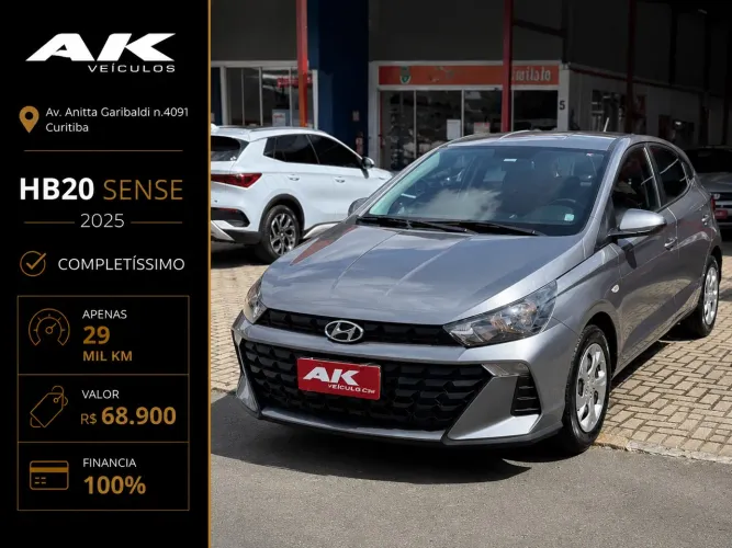Hyundai HB20 Sense Plus1.0 Flex 12V Mec. 2025
