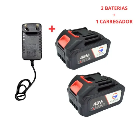 2 BATERIAS+CARREGADOR 48V OQRA LIXADEIRA/PARAFUSADEIRA/ENTRE OUTROS