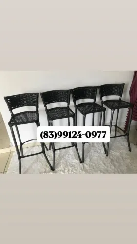 BANQUETA ALTAS EM FIBRA DE JUNCO - NOVAS