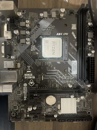 Kit Ryzen 5 4600G + Mancer B450 + Cooler Original | Completo e Funcionando