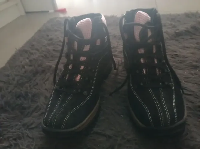 Bota coturno Caterpillar couro nobuk legítimo feminino 