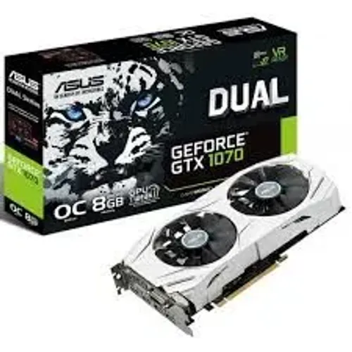 Placa video 1070 8gb asus branca dual fan