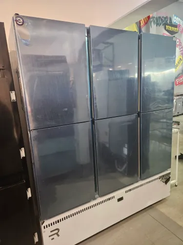 geladeira comercial 6 portas de inox nova