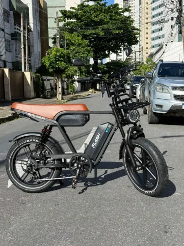 BICICLETA ELÉTRICA FLASH X20 PRO S 1000W (2 BATERIAS)
