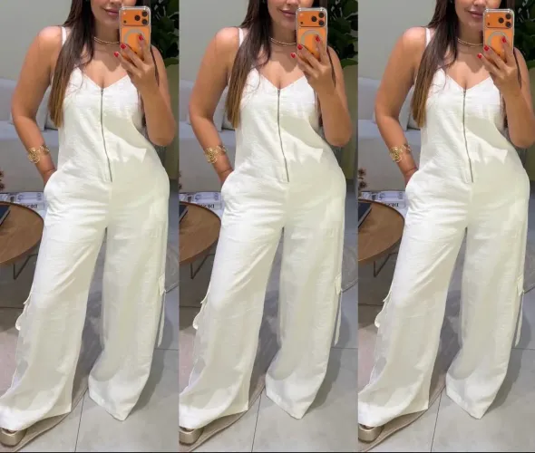 Macacão Eduarda - Off White M