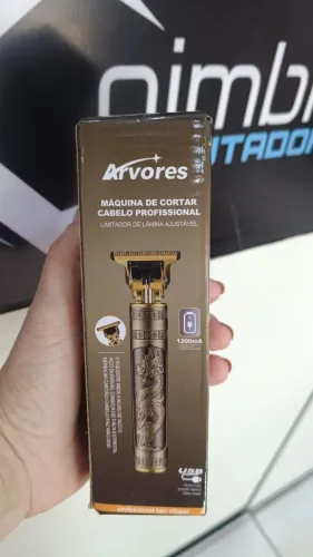 Maquina de Barbear cortar cabelo acabamento Sem Fio Portátil Recarregavel - Loja Coimbra