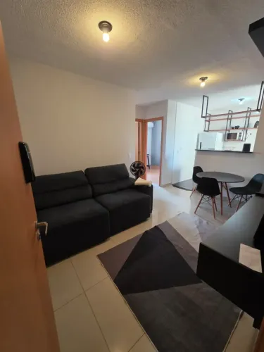 ALUGA-SE APARTAMENTO SEMI MOBILIADO