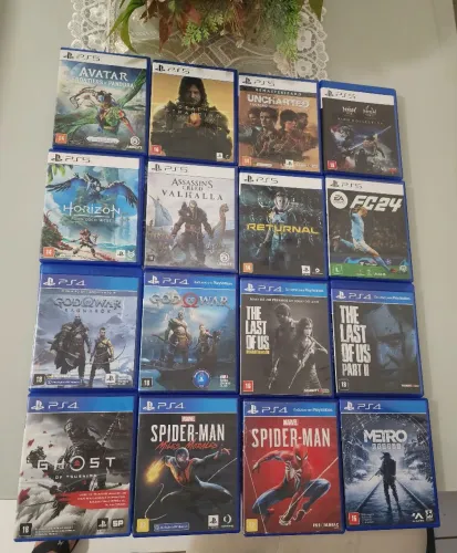 Jogos de PS5 e PS4