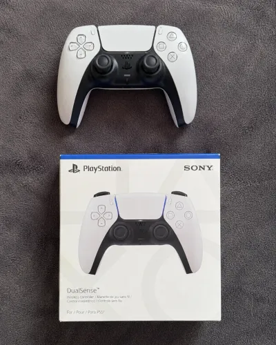 Controle PS5 DualSense Branco Original + Caixa