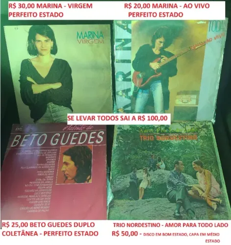 DISCO DE VINIL - LP - DIVERSOS