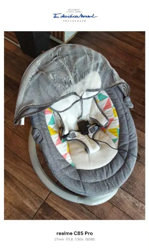 Cadeirinha de balanço automático elétrico 