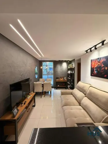 Apartamento 50m² em condomínio no Santa Amélia  2 quartos, suíte e 2 vagas.