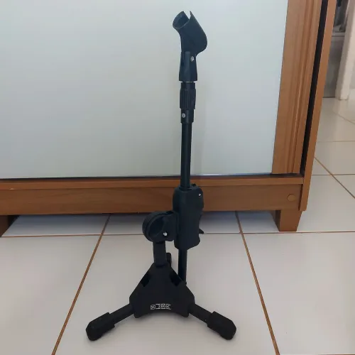 Suporte Pedestal Tripé para microfone bumbo ou mesa Imbox
